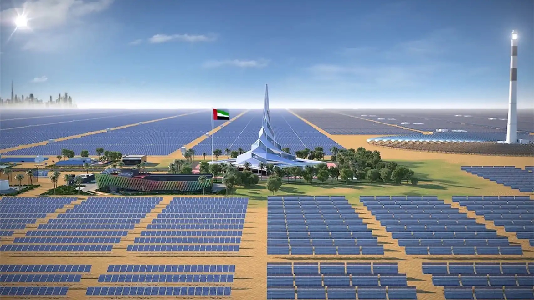 Políticas verdes Emiratos Árabes Unidos anunció en 2021 su plan cero emisiones para el 2050.