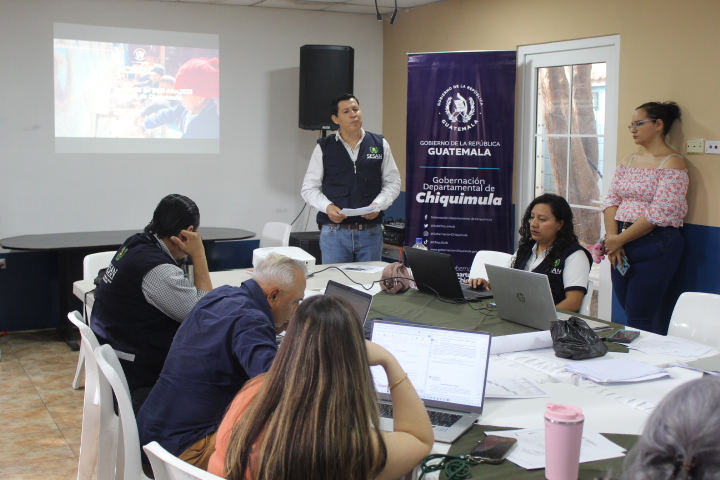 Seguimiento a la agenda territorial en seguridad alimentaria para Chiquimula