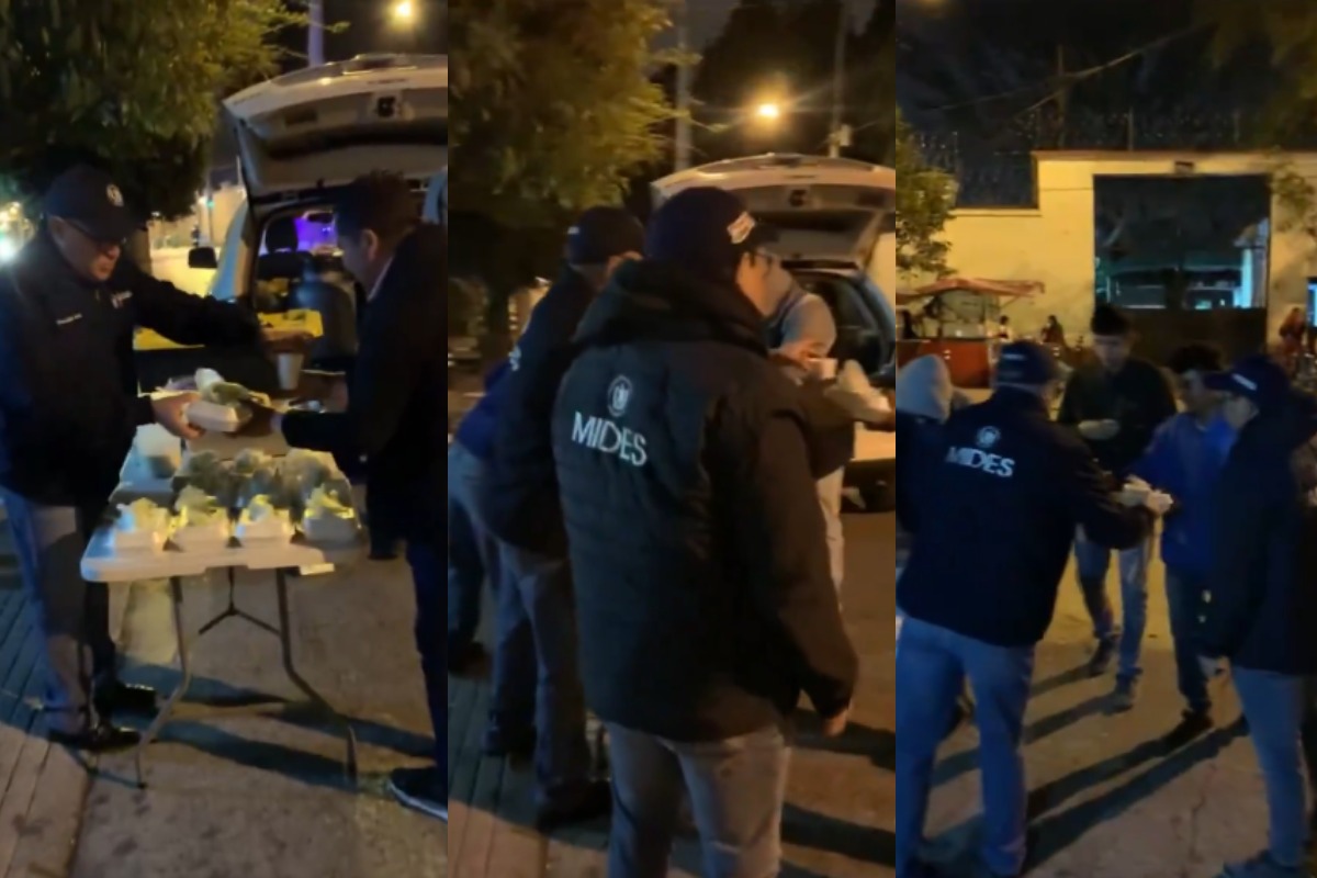 Mides instala comedor móvil para atender a familiares de víctimas de accidente