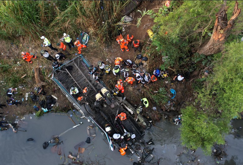 Trágico accidente dejó decenas de muertos este 10 de febrero. / Foto: Danilo Ramírez.