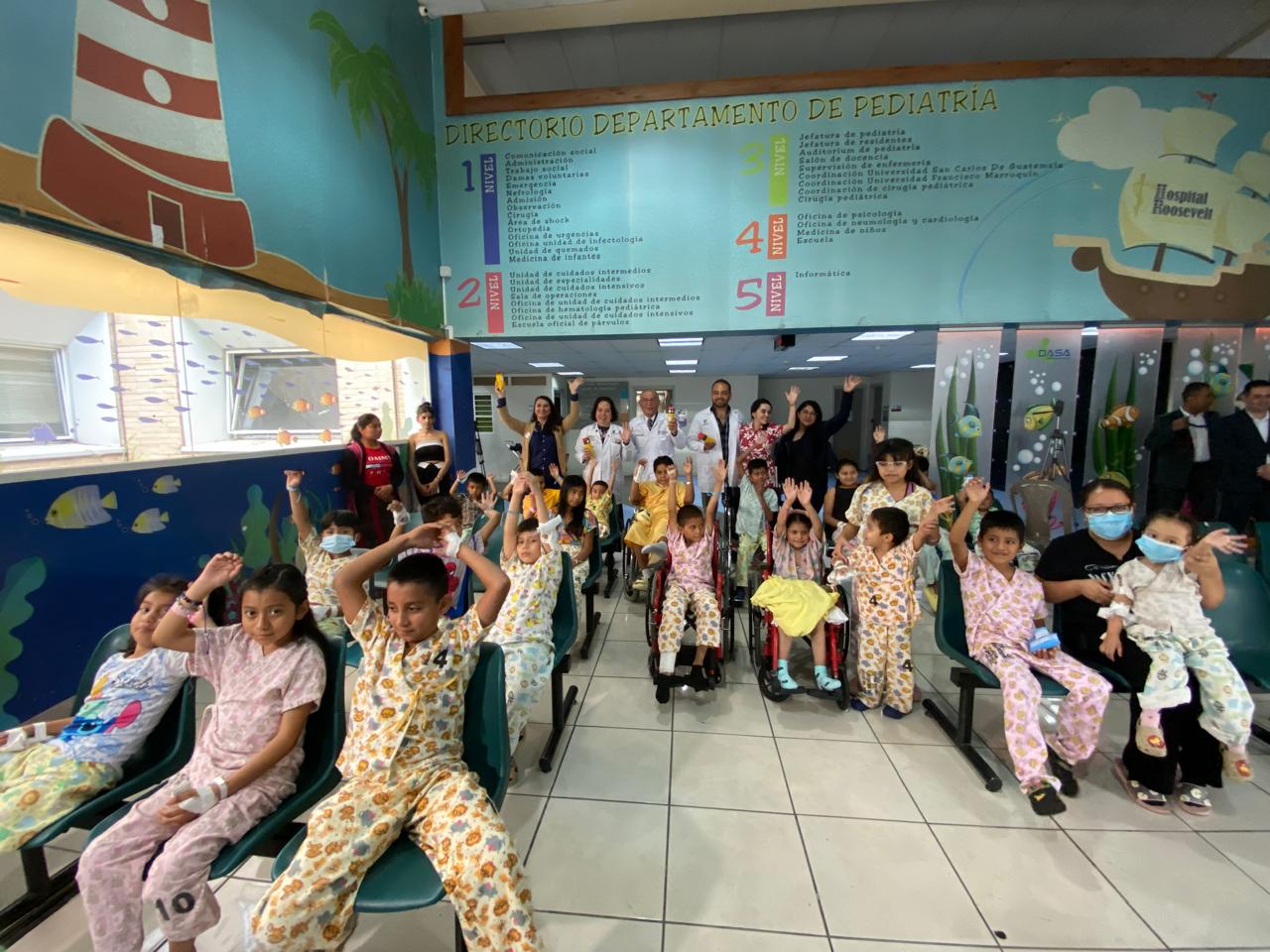 Inicio de clases en Escuela de Pediatría del Hospital Roosevelt. / Foto: Hospital Roosevelt.