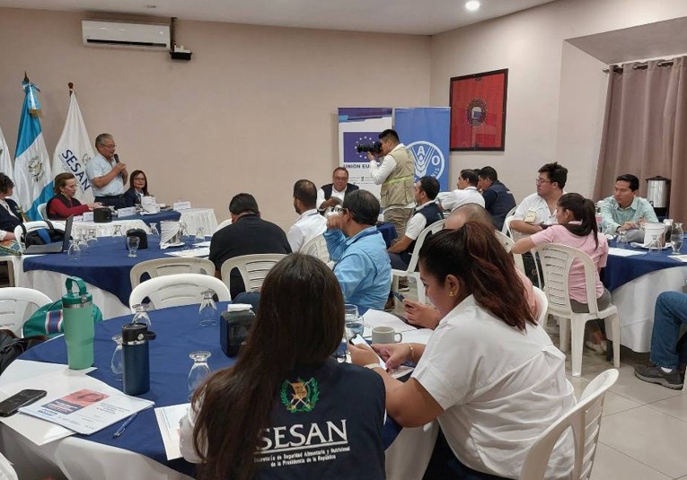 Realizan taller sobre seguridad alimentaria y nutricional en Retalhuleu