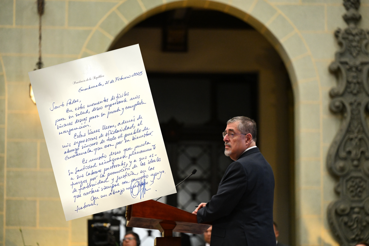 Presidente Arévalo envía carta al papa Francisco y le asegura que el pueblo de Guatemala ora por su bienestar