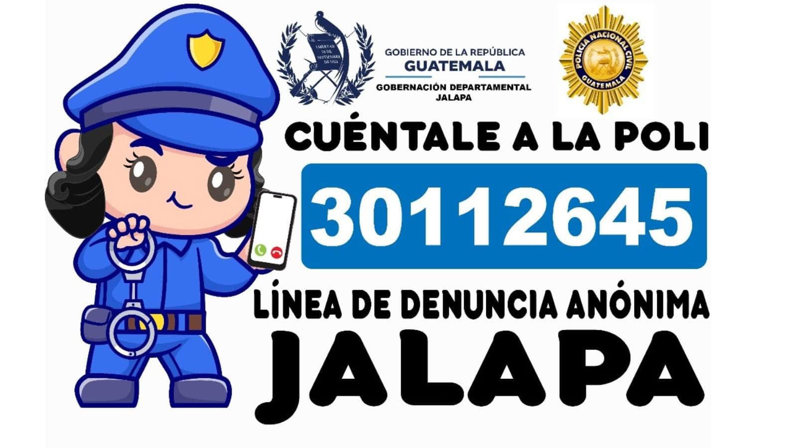 Fortalecen la seguridad en Jalapa con el sistema Cuéntale a la Poli