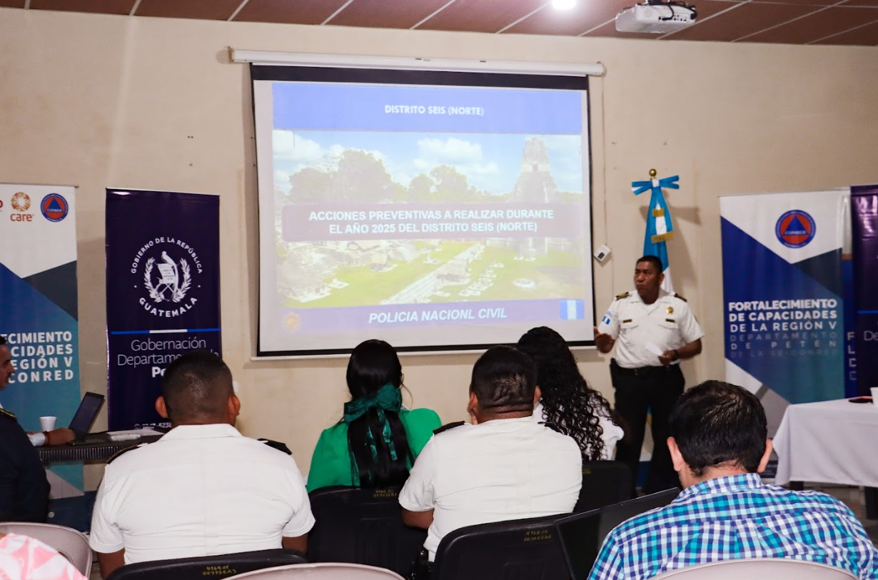 Impulsan estrategia de seguridad durante reunión de la Codepre en Petén