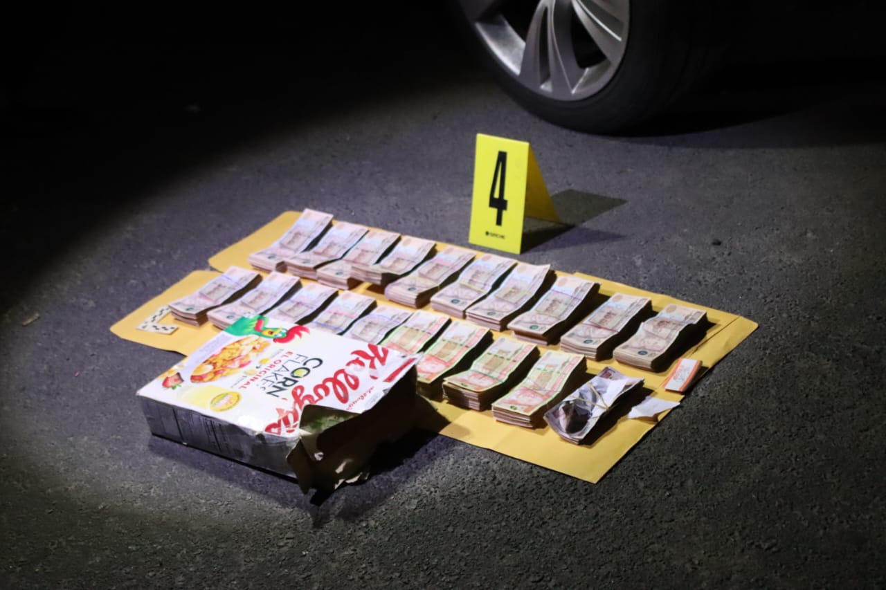 PNC captura a mujer con más de 192 mil quetzales escondidos en caja de cereal
