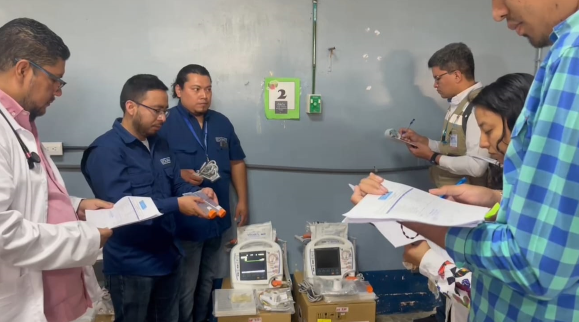 Fortalecen la capacidad para respuesta a situaciones críticas en el Hospital Nacional de Jutiapa