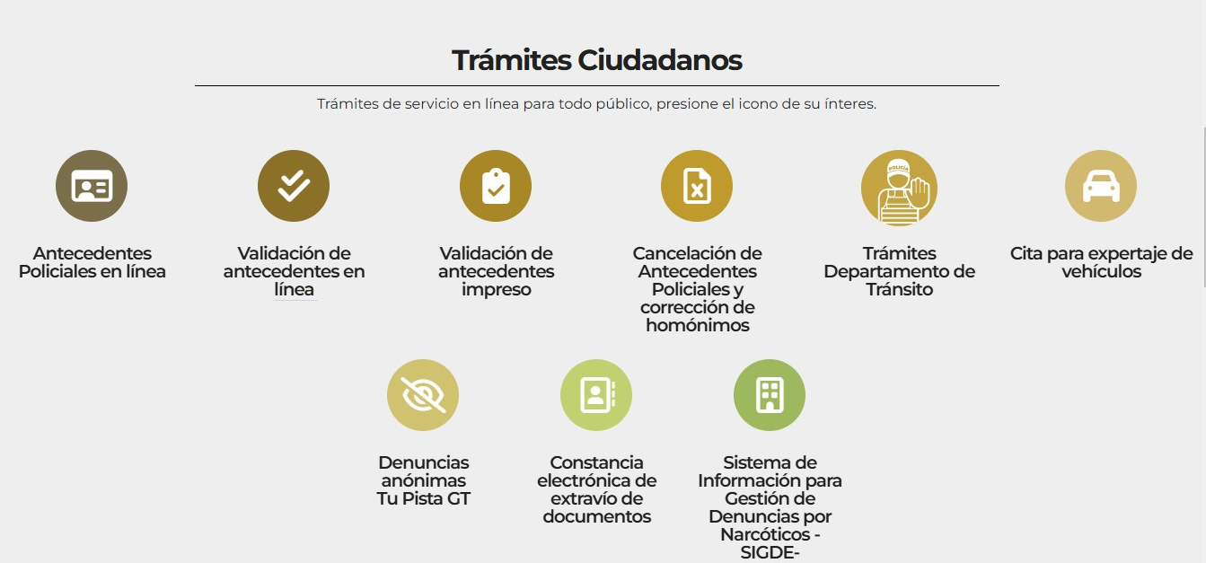 PNC facilita la cancelación de antecedentes y la gestión de homónimos en línea