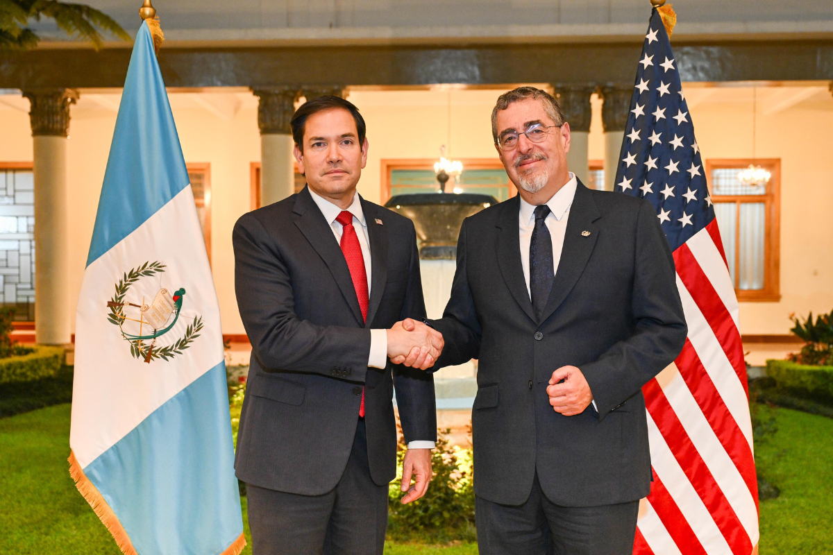Presidente Arévalo tratará con secretario Rubio temas de migración, seguridad y cooperación