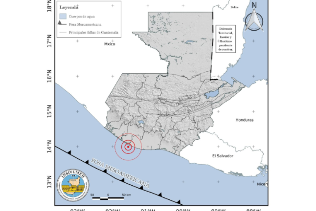 Fuerte temblor de 5.5 grados sacude Guatemala durante madrugada, Conred monitorea a nivel nacional