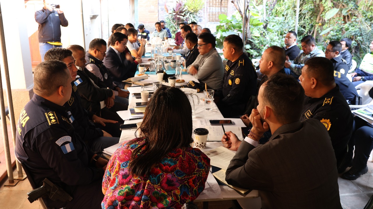 PNC fortalece capacidad operativa y logística en Sacatepéquez