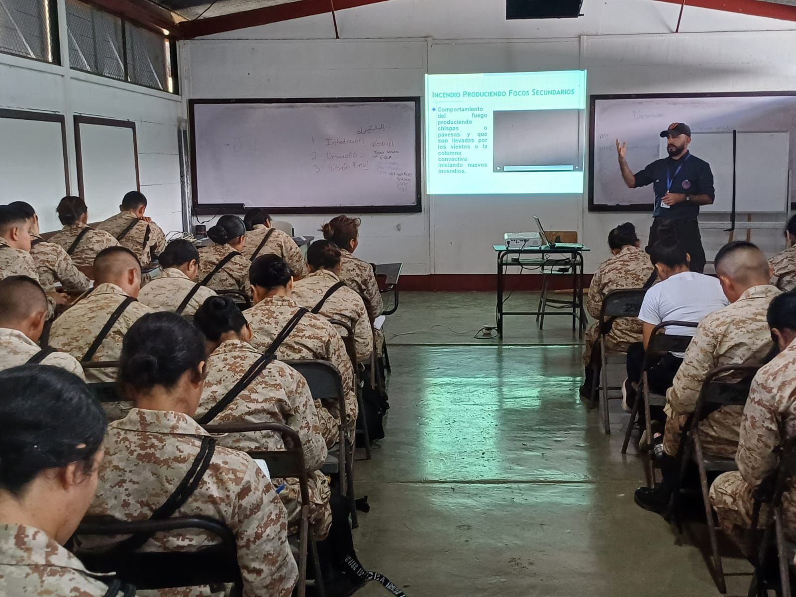 Capacitación clave para la prevención de incendios en Jalapa