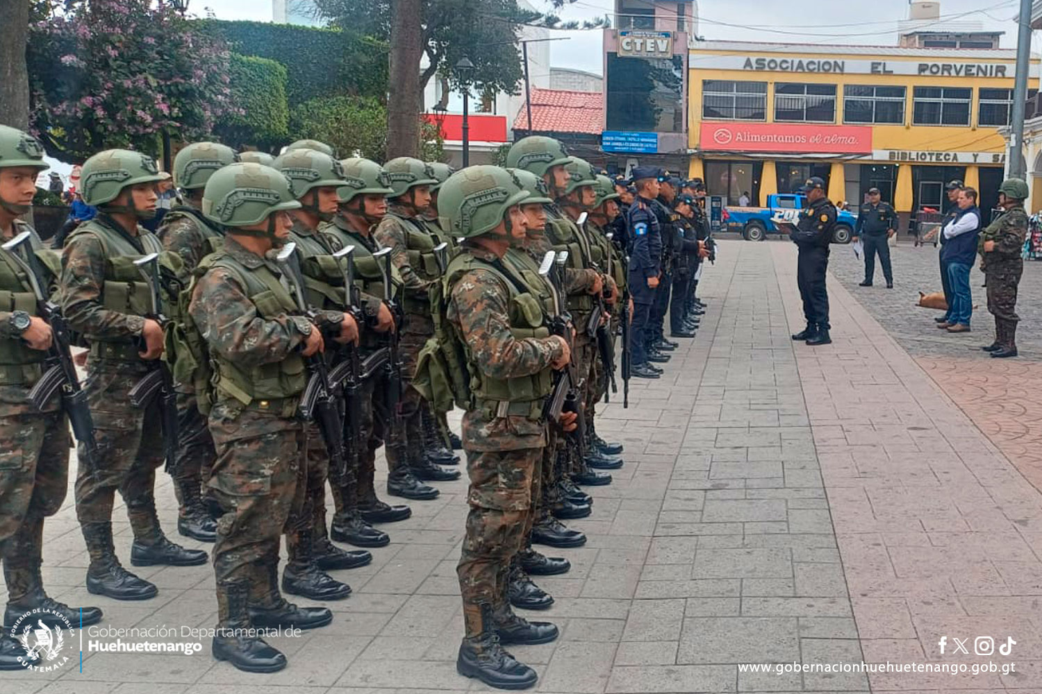 En desarrollo plan operativo de seguridad por tradición del carnaval en Huehuetenango