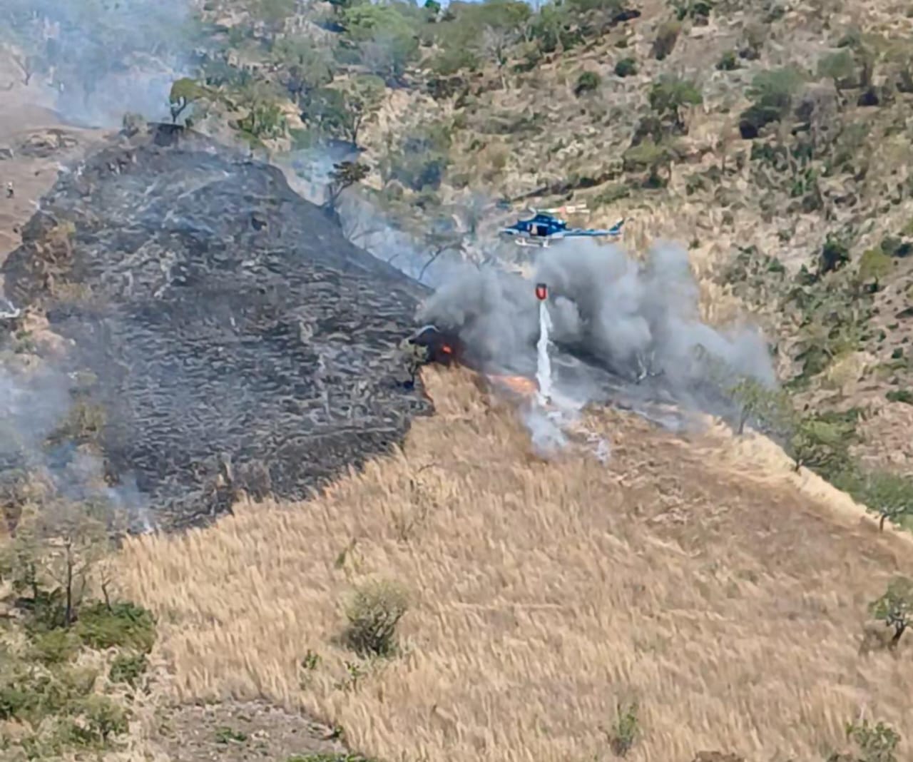 Sigue el fortalecimiento interinstitucional para el combate de incendios en Jutiapa