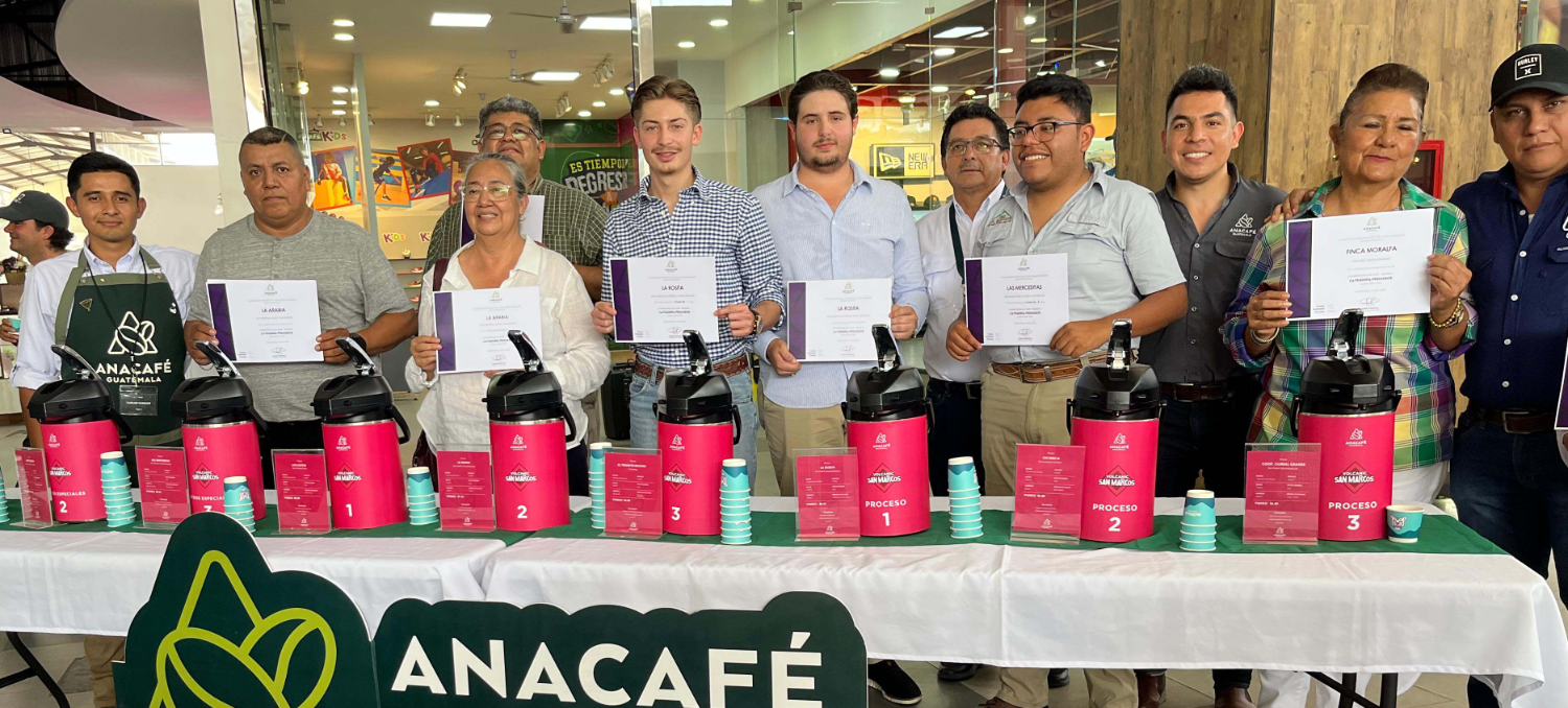 Anacafé premia el trabajo de los productores de Quetzaltenango y San Marcos