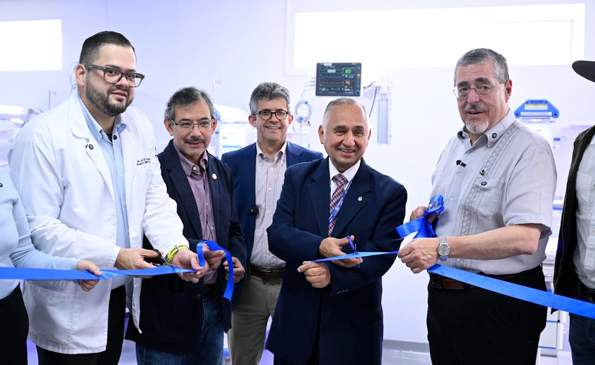Inauguran área neonatal en la Antigua Guatemala.
