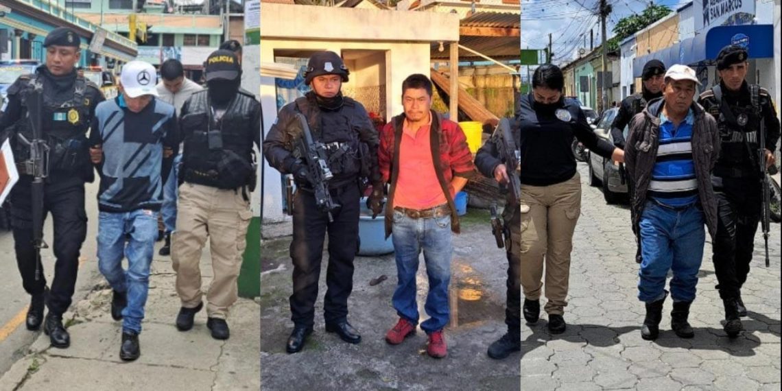 Banda "Los Orozcos" fue desmantelada en Guatemala en agosto de 2024. / Foto: PNC.