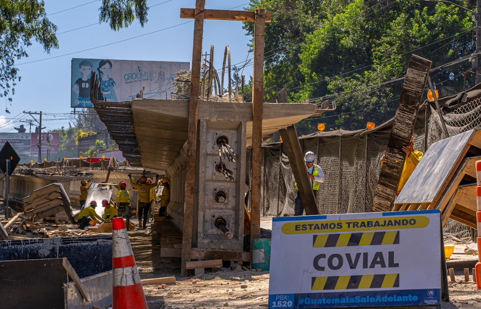 Unidades ejecutoras del CIV continuarán con trabajos de rehabilitación de carreteras en Villa Nueva. /Foto: CIV.