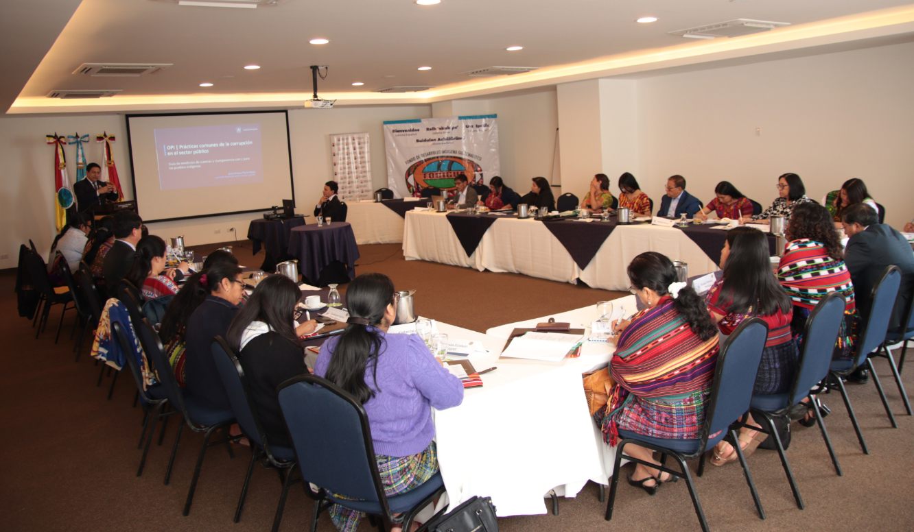 Elaborarán guías de transparencia y rendición de cuentas para los pueblos indígenas