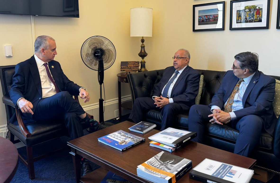 Canciller se reunió con el congresista de EE. UU. Mario Díaz-Balart