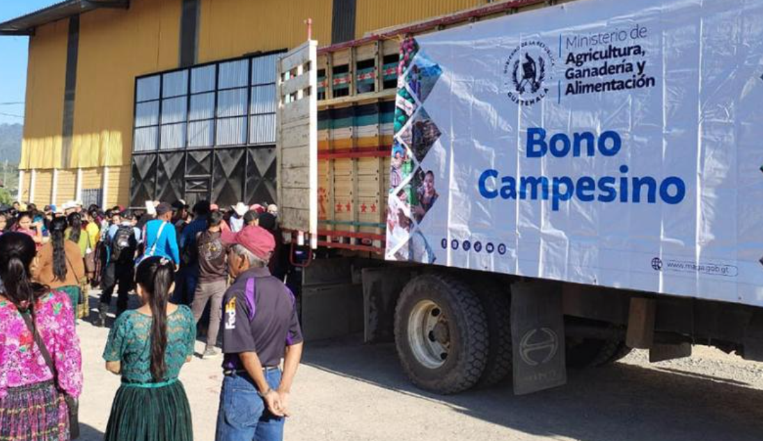 Con la entrega del Bono Campesino, el Gobierno de Guatemala refuerza su apuesta por la agricultura. / Foto: MAGA.