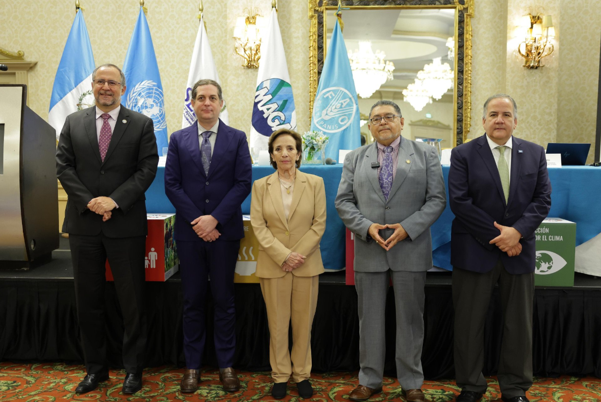 Sesan y MAGA participan en taller para mejorar el sistema agroalimentario, Global Roadmap. /Foto: Sesan.