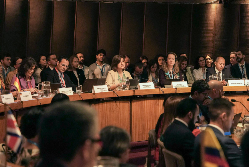 Vicepresidenta destaca en Chile el compromiso de Guatemala con la migración segura