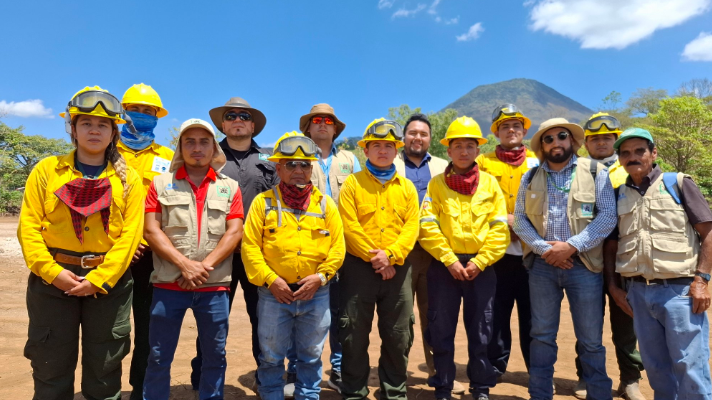 Guatemala refuerza lucha contra incendios forestales con ejercicio internacional en Jutiapa