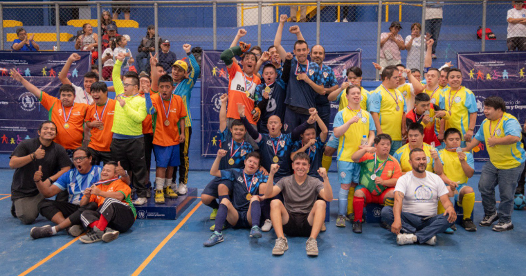 Ministerio de Cultura y Deportes realizó cuadrangular con asociaciones de niños con Síndrome de Down. (Foto: MCD)