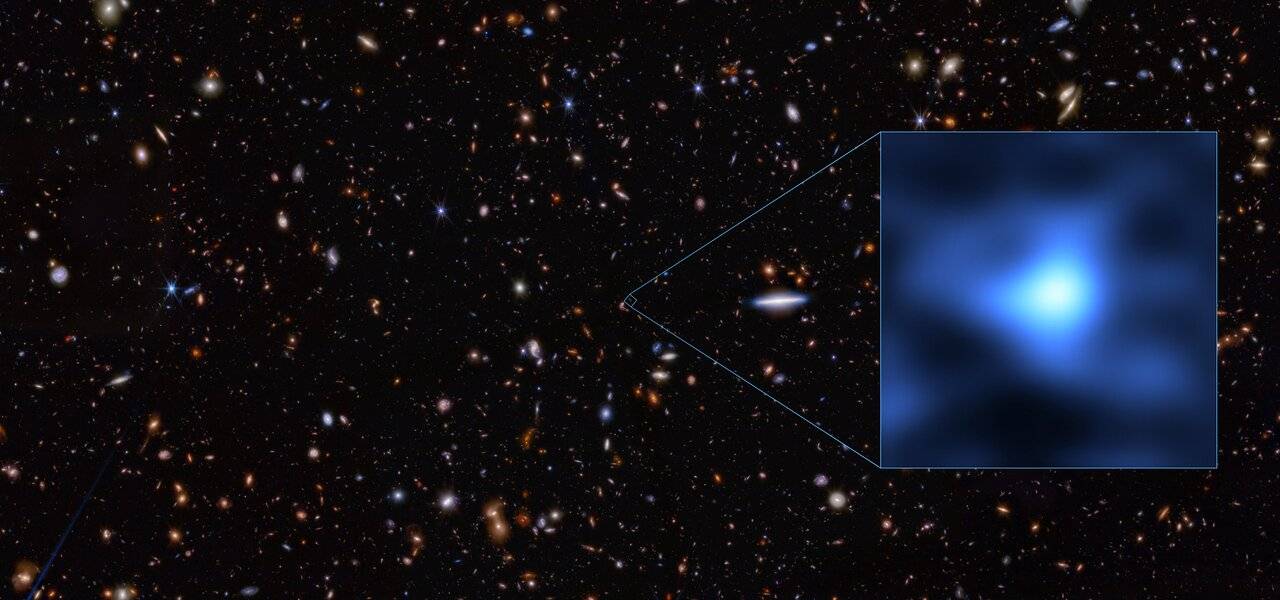 Científicos descubrieron oxígeno en galaxia más lejana conocida hasta ahora. / Foto: Agencia SINC.