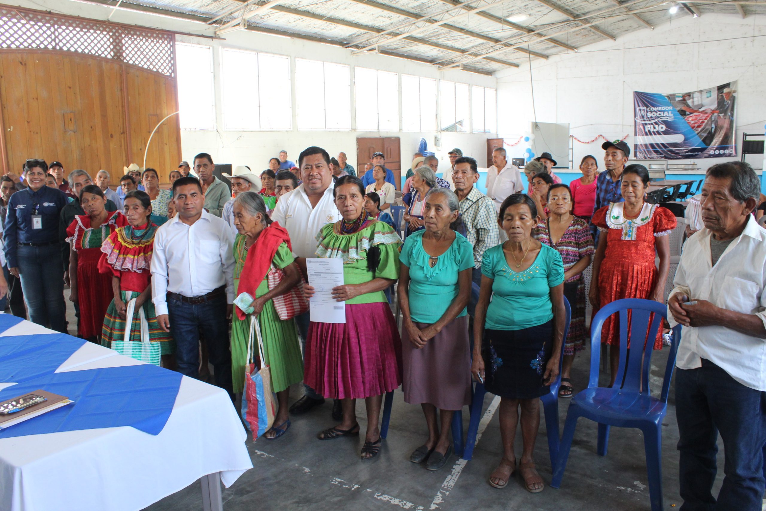 Nuevos beneficiarios con el Aporte Económico del Adulto Mayor en Jocotán, Chiquimula
