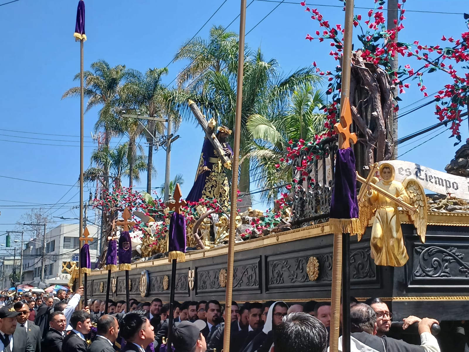 Jesús de la Buena Muerte en su procesión del Tercer Domingo de Cuaresma. / Foto: Isaac Ramírez.