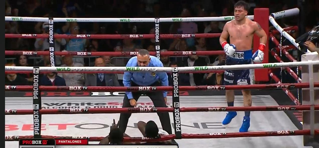 VIDEO | Lester Martínez gana por nocaut y mantiene su  invicto