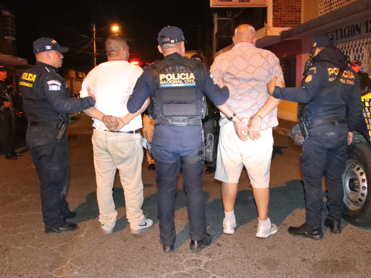 La PNC capturó a dos hombres por el ataque armado ocurrido en el kilómetro 13 de la ruta al Atlántico.