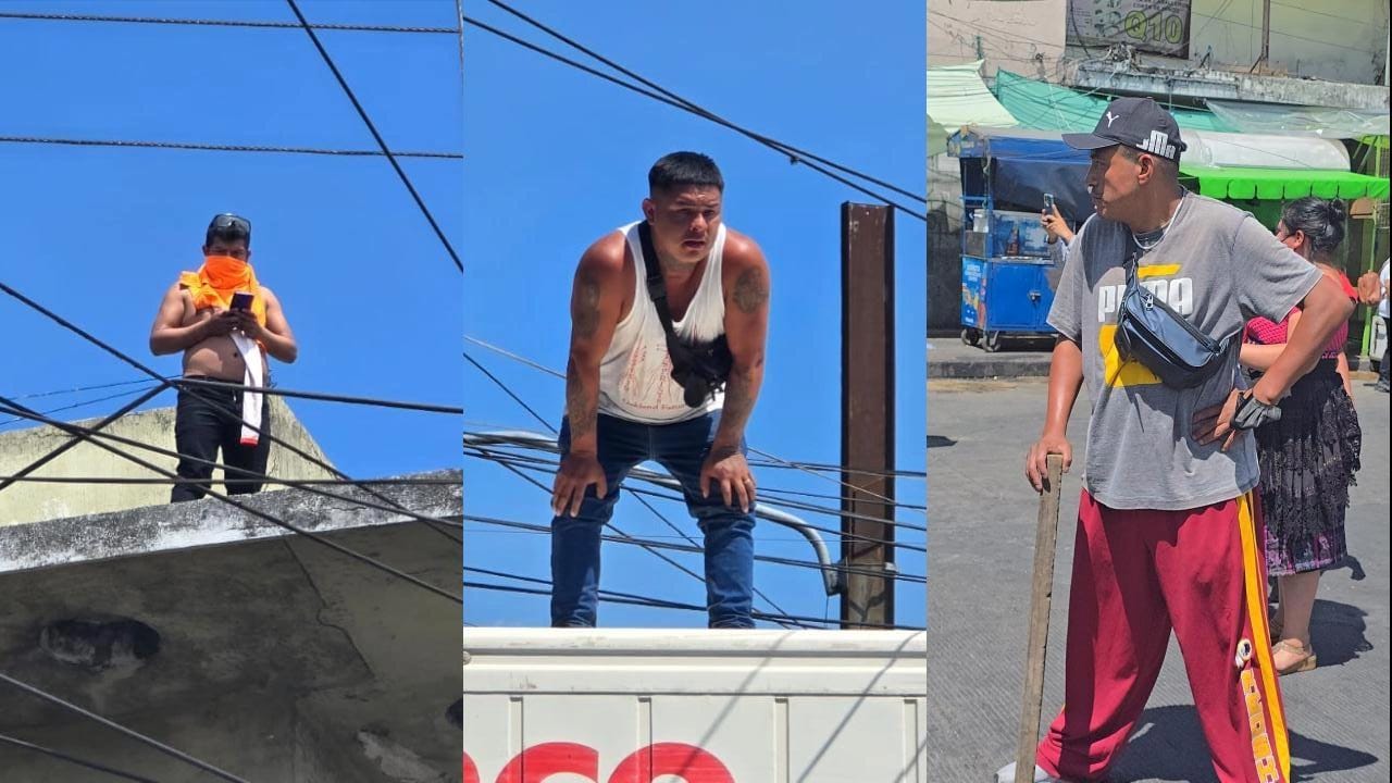 Las autoridades lograron identificar a personas infiltradas dentro de los bloqueos. / Foto: PNC.