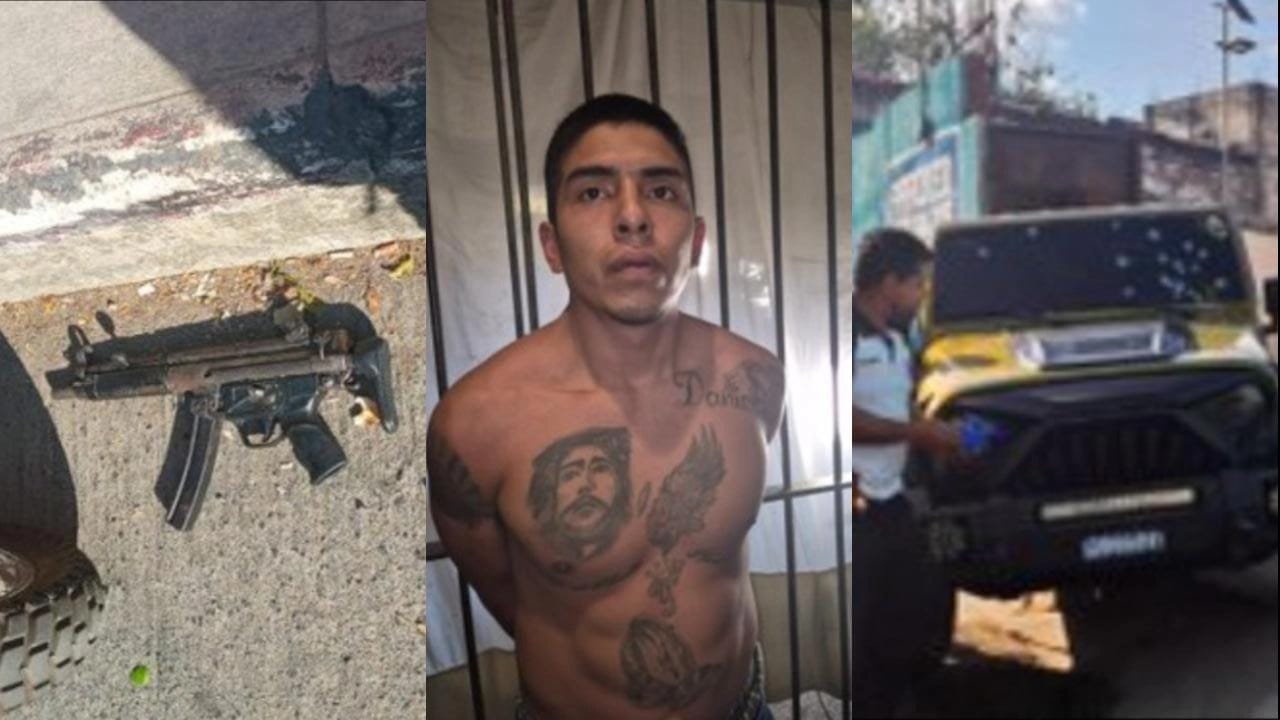 Las investigaciones preliminares revelaron que el marero detenido había recuperado su libertad hace apenas un mes, tras haber cumplido condena en la cárcel de Pavón. / Foto: PNC