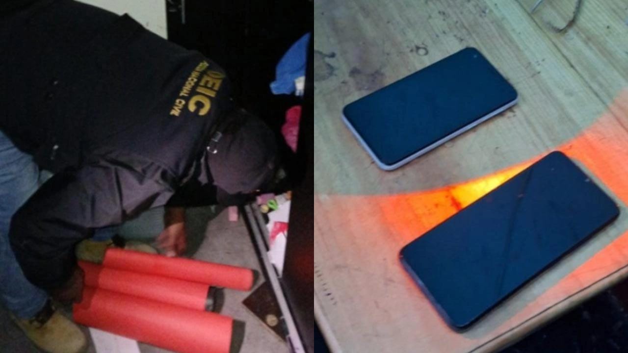 Requisa en Fraijanes II: encuentran teléfonos en operativo contra las extorsiones