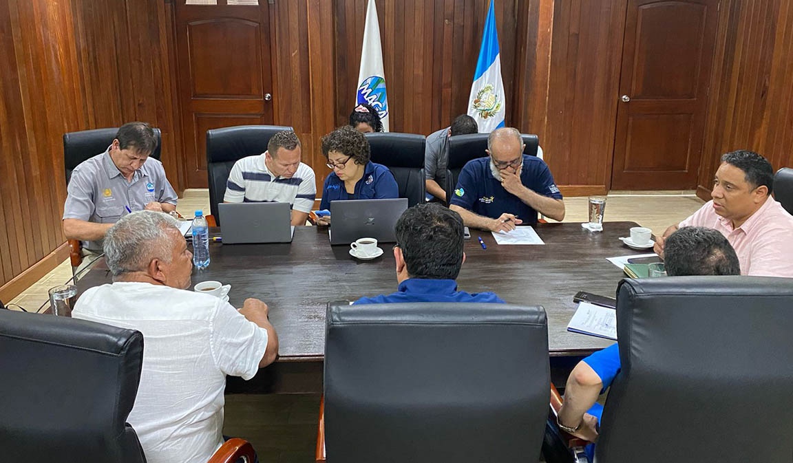 Encuentro técnico para el control de la plaga de la hormiga roja loca. / Foto: MAGA.