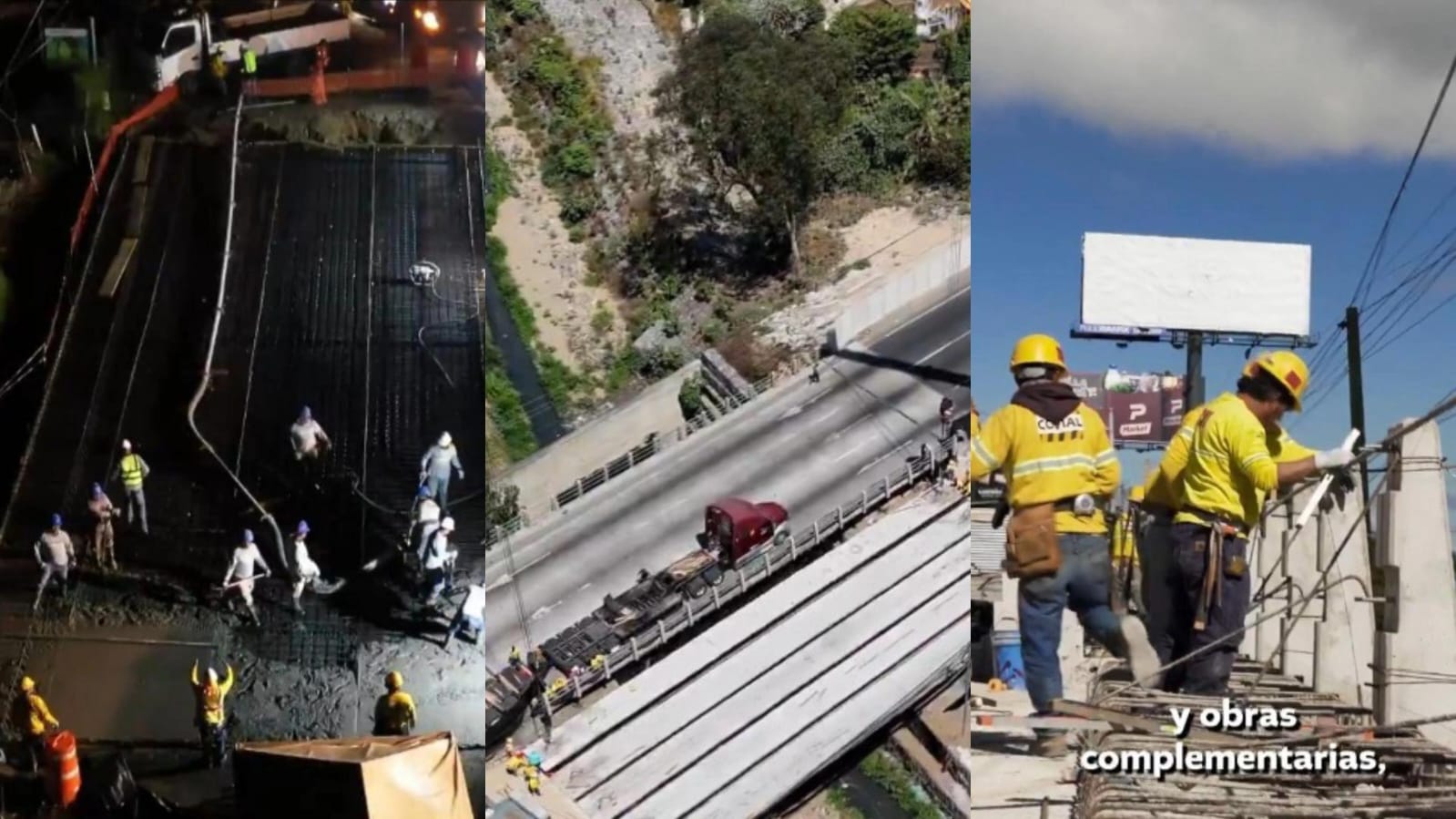 Avanzan trabajos de construcción del nuevo puente de Villa Nueva. / Foto: CIV.