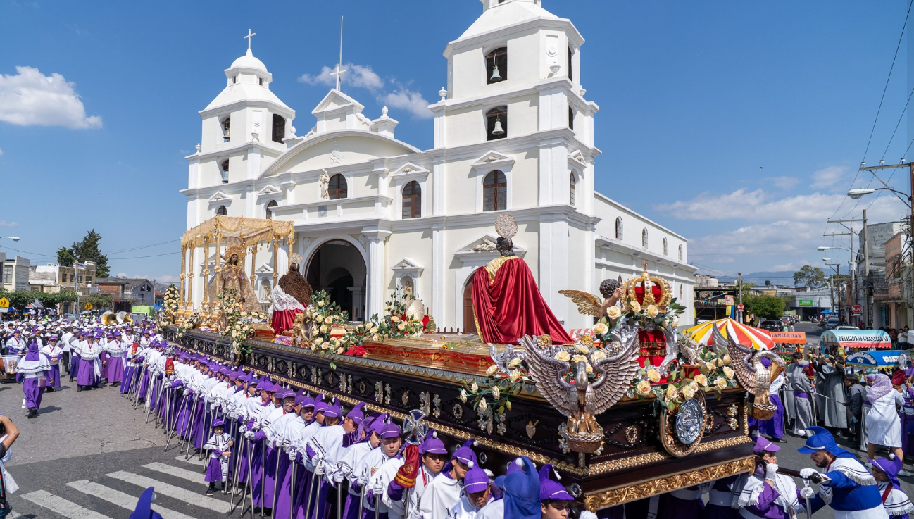 Cortejo procesional de la Virgen de Dolores de Candelaria