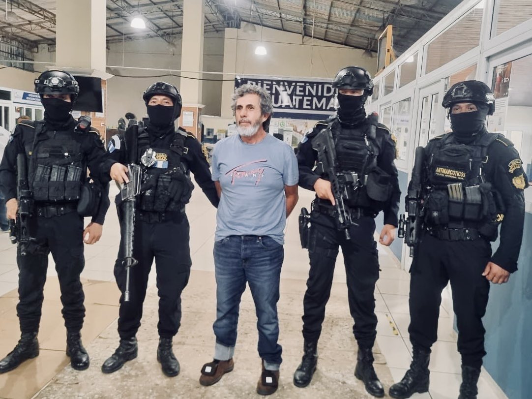 PNC captura a líder de Los Huistas, uno de los hombres más buscados por EE.UU.