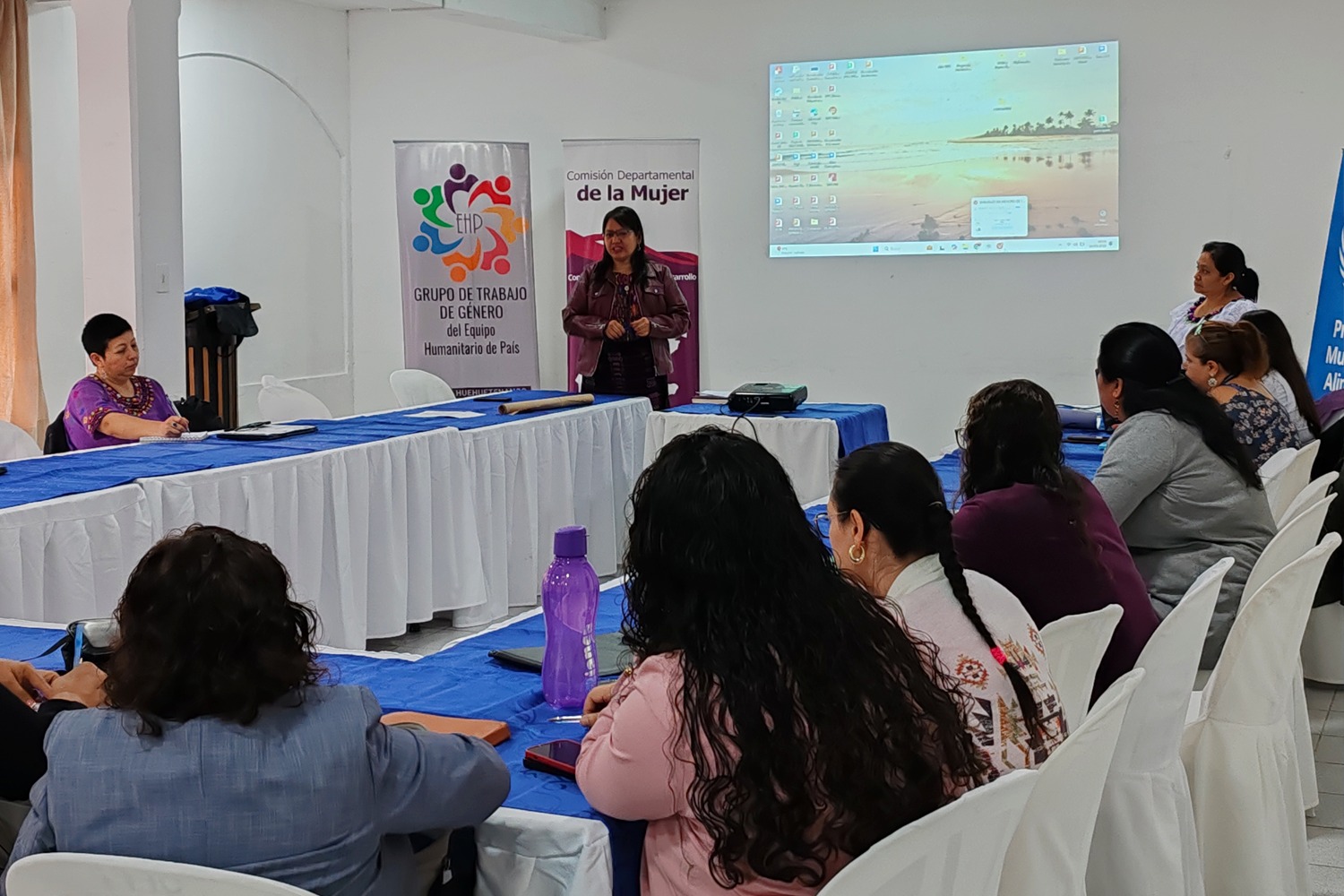 Realizan taller en el marco del Día Internacional de la Mujer en Huehuetenango