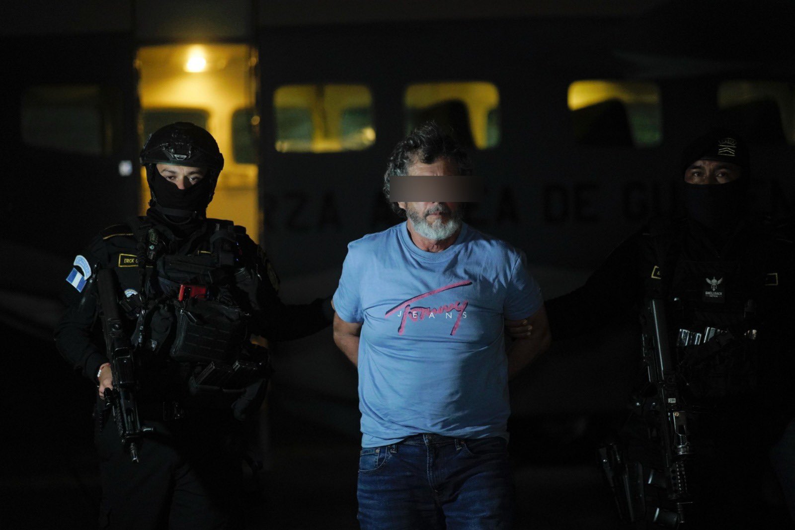 Aler Samayoa Recinos, presunto líder de "Los Huistas". / Foto: Mingob.