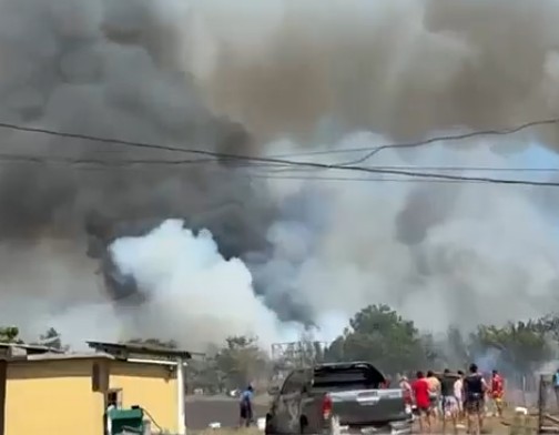 Conred coordina los esfuerzos para controlar incendio en El Paredón
