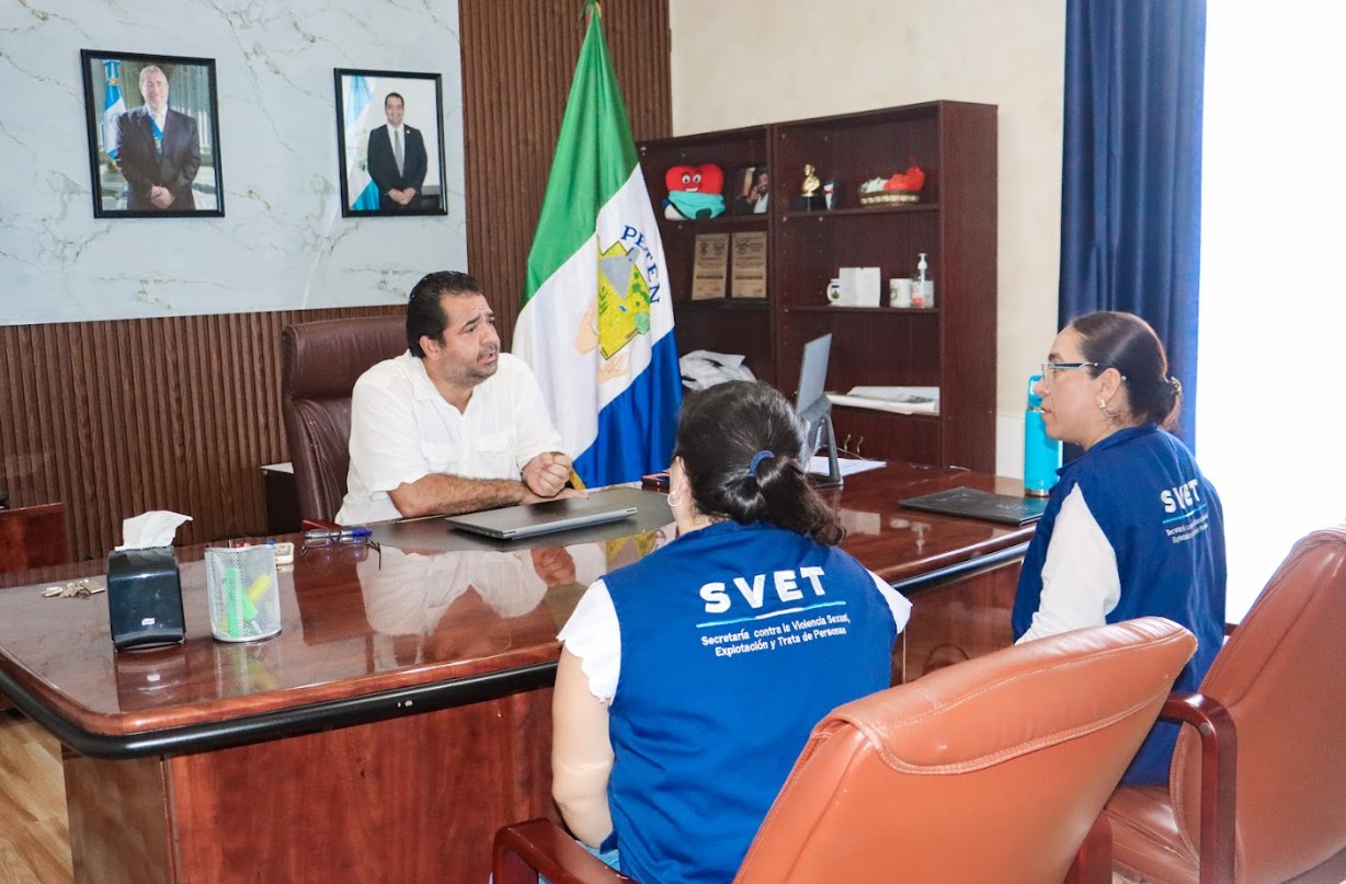 Refuerzan coordinación para la prevención de la violencia sexual, explotación y trata de personas en Petén