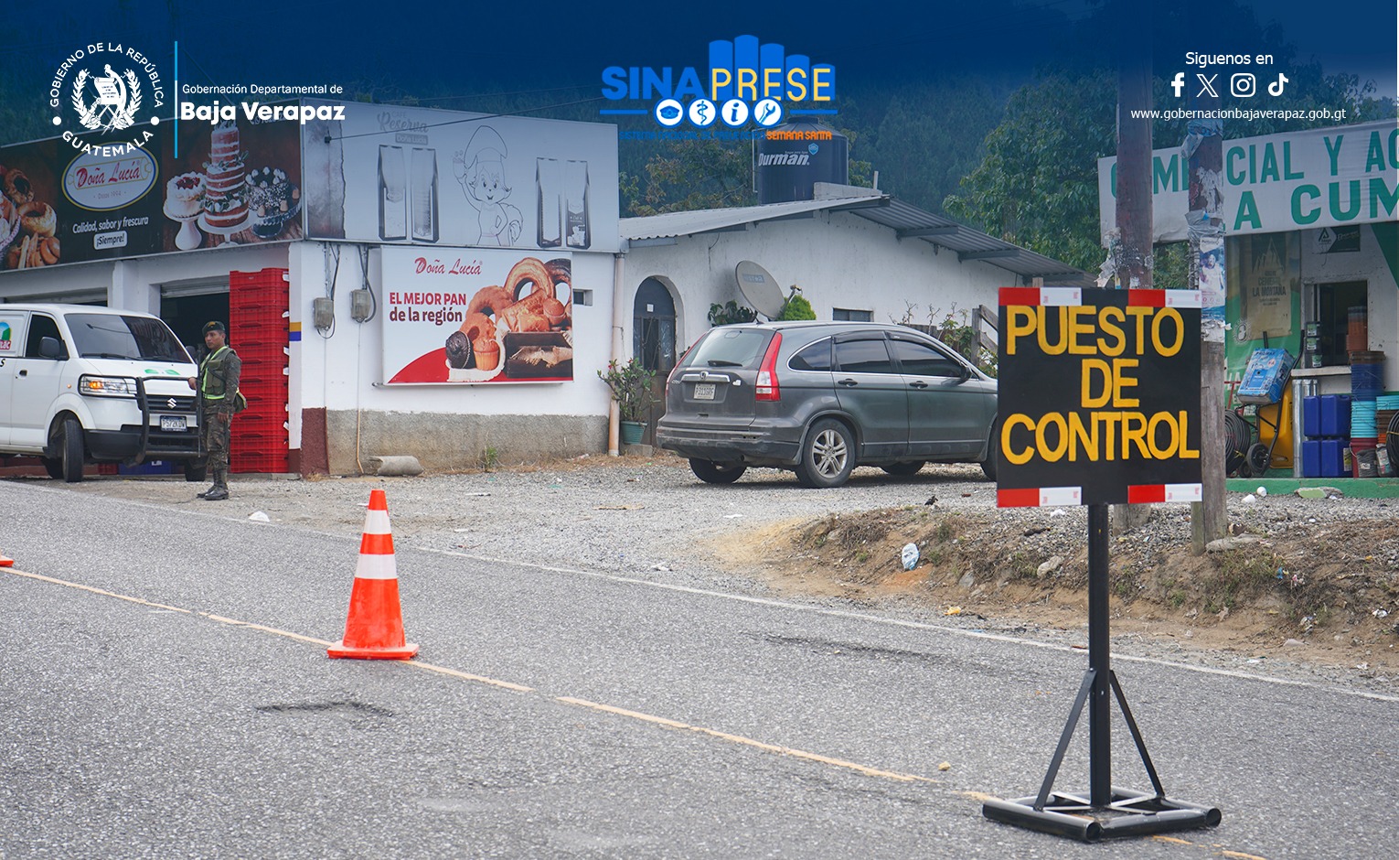 Sinaprese 2025: Siguen acciones para garantizar seguridad en Baja Verapaz