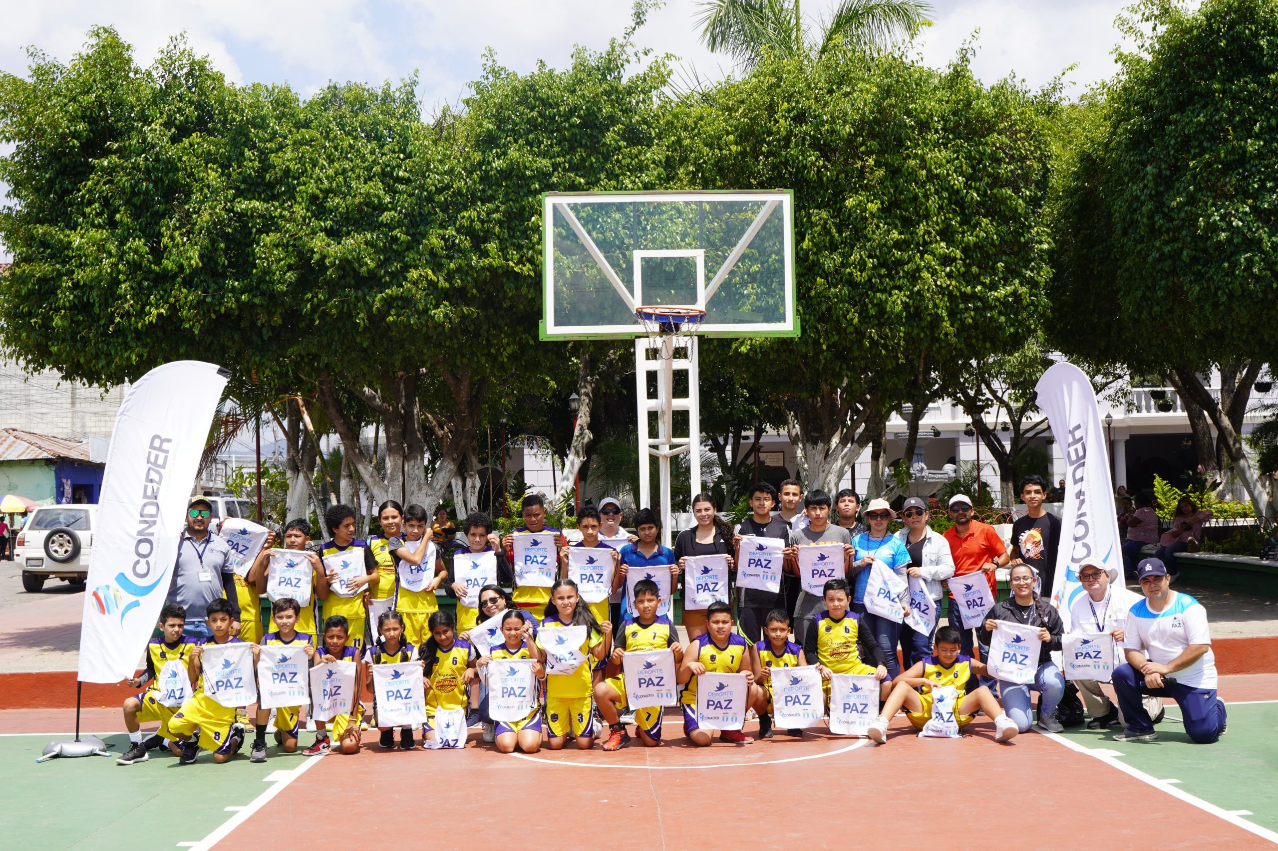 Fomentan el deporte durante actividad impulsada por el Condeder en Jutiapa