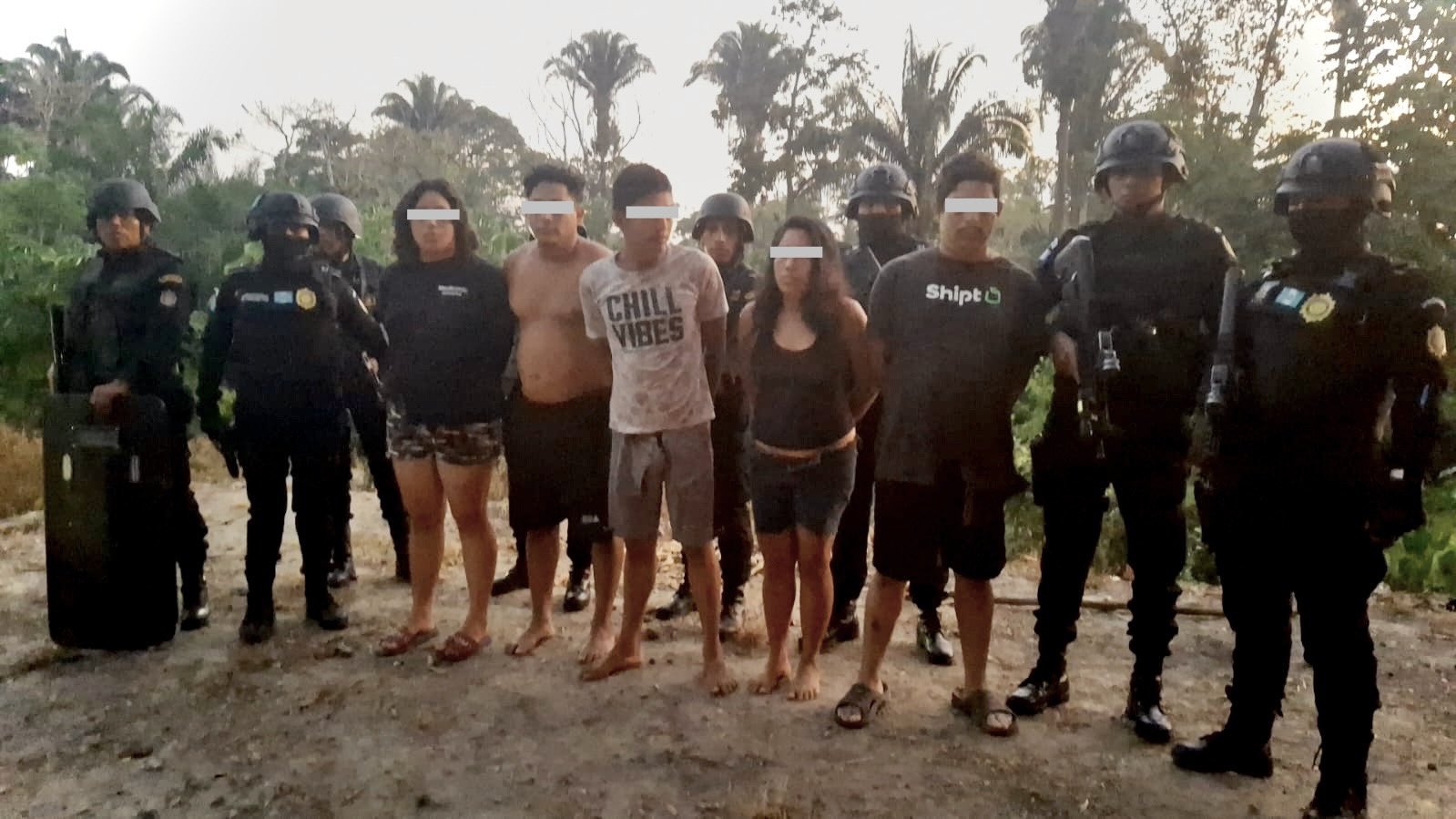 PNC desarticula banda de secuestradores en Izabal