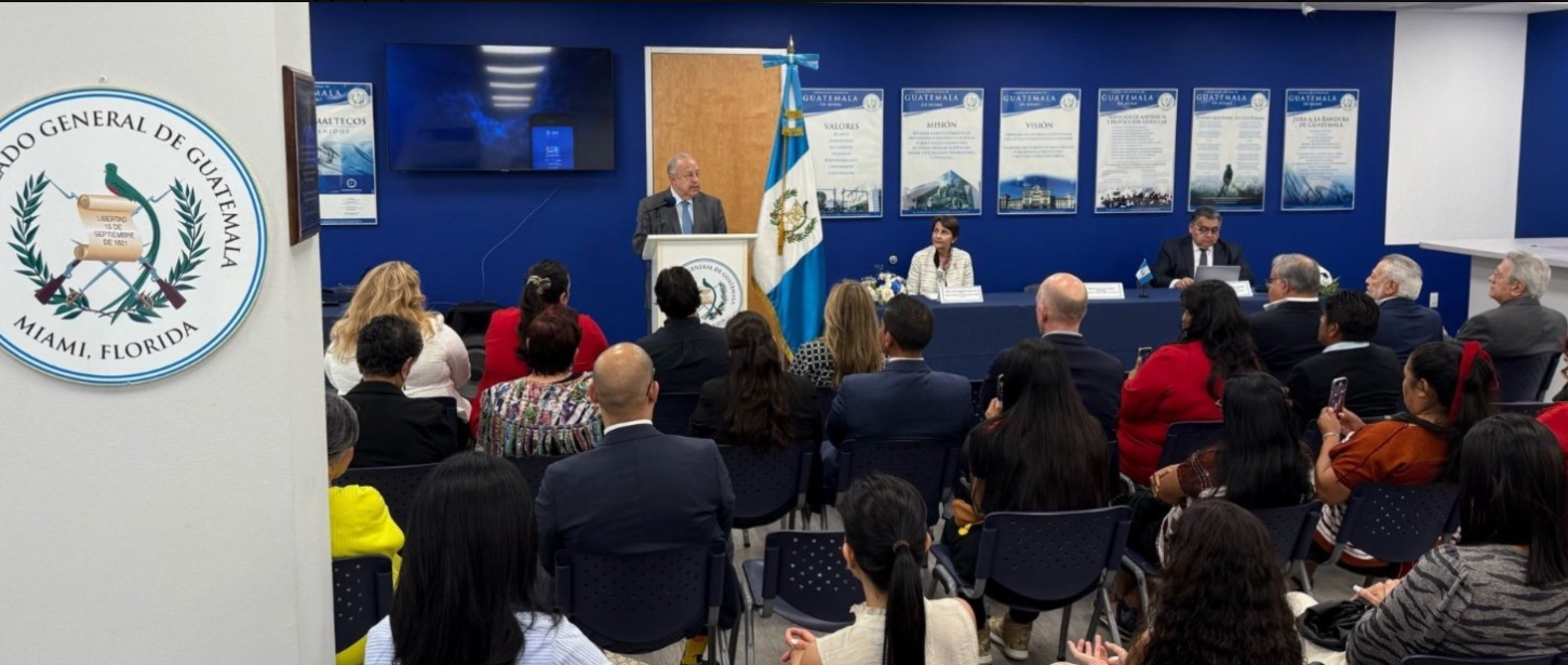 Canciller se reúne con miembros de la comunidad guatemalteca migrante de Florida, EE. UU.