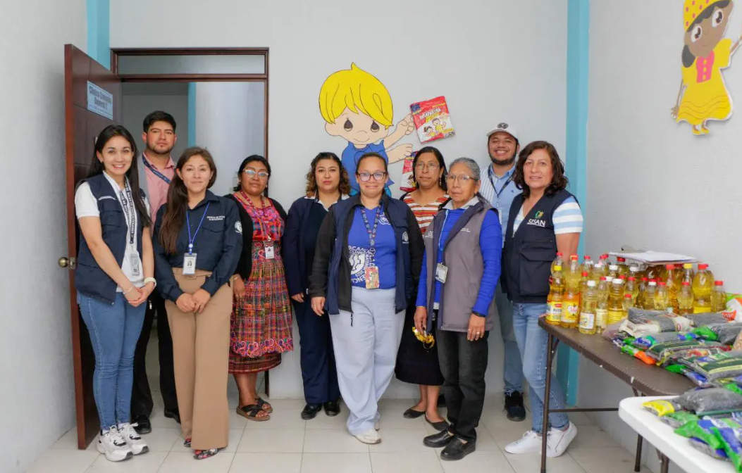 Centro de Salud de Olintepeque, Quetzaltenango, contará con nuevo banco de alimentos. (Foto: MSPAS)